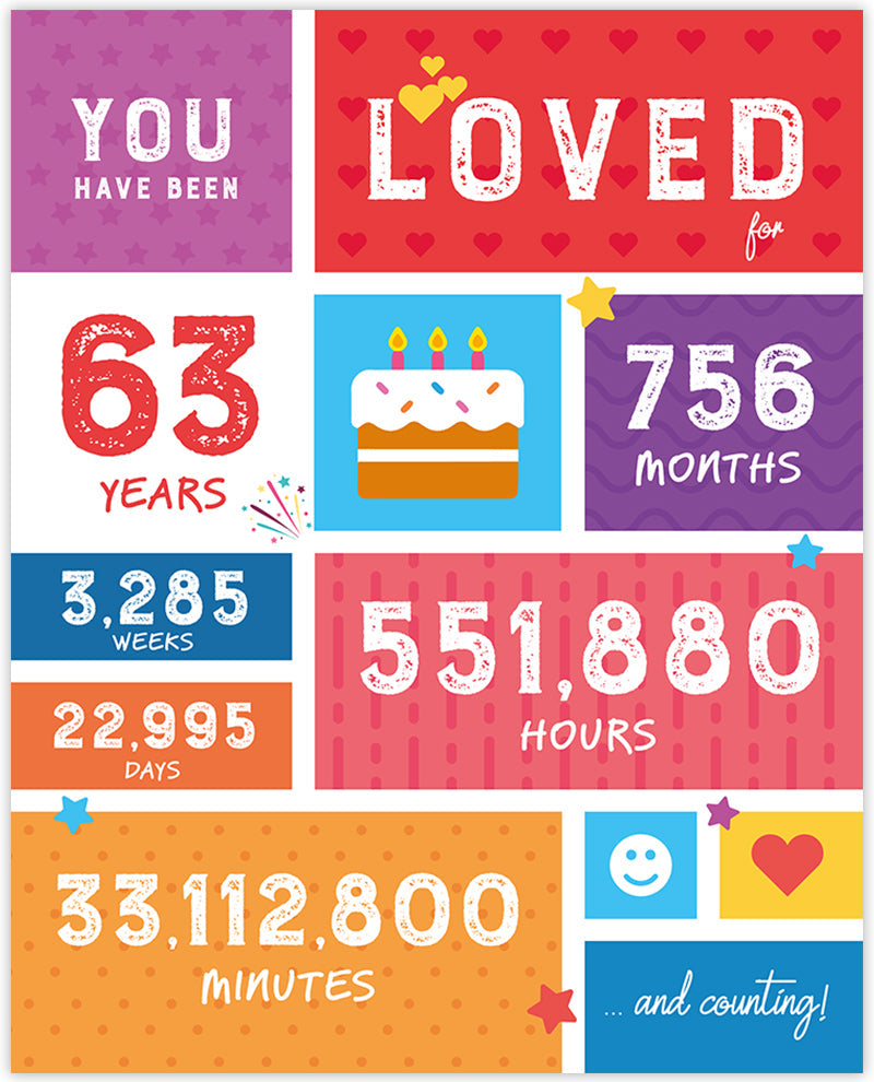 FestySpark™ Affiche du 63ème anniversaire «Tu as été aimé»