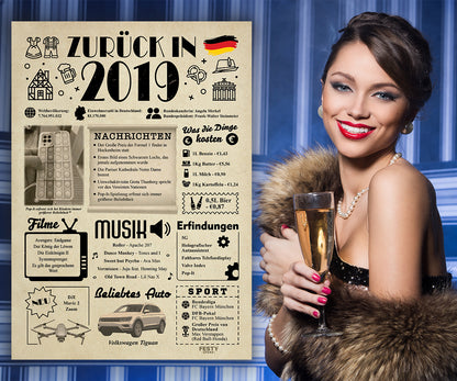 Geburtstagskarte zum 7. Geburtstag 2019 – Geschenk für Frauen und Männer
