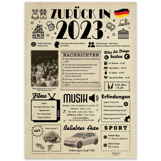 Geburtstagskarte zum 3. Geburtstag 2023 – Geschenk für Frauen und Männer