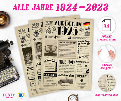 Geburtstagskarte zum 53. Geburtstag 1973 – Geschenk für Frauen und Männer