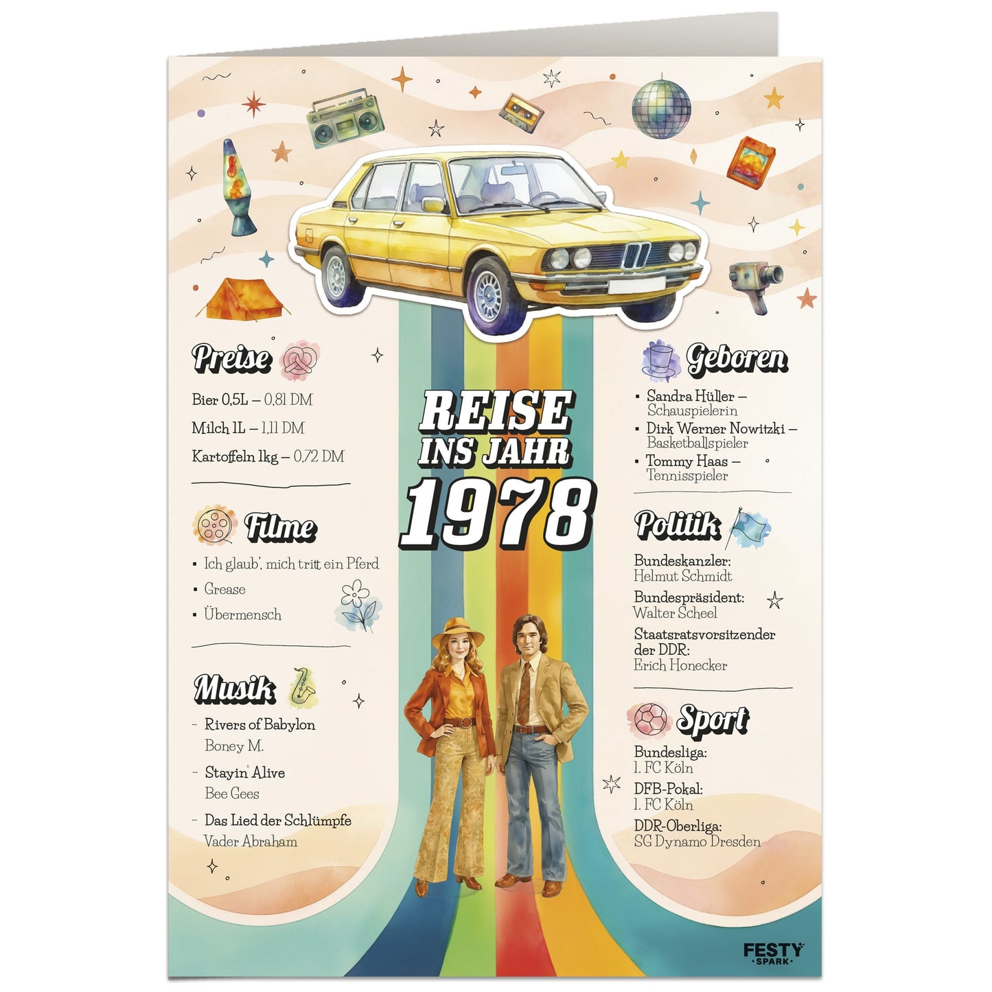 Geburtstagskarte zum 48. Geburtstag – Jahrgang 1978