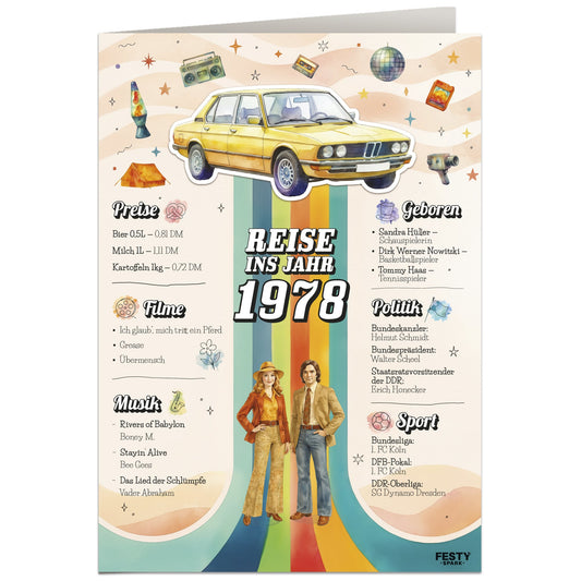 Geburtstagskarte zum 48. Geburtstag – Jahrgang 1978