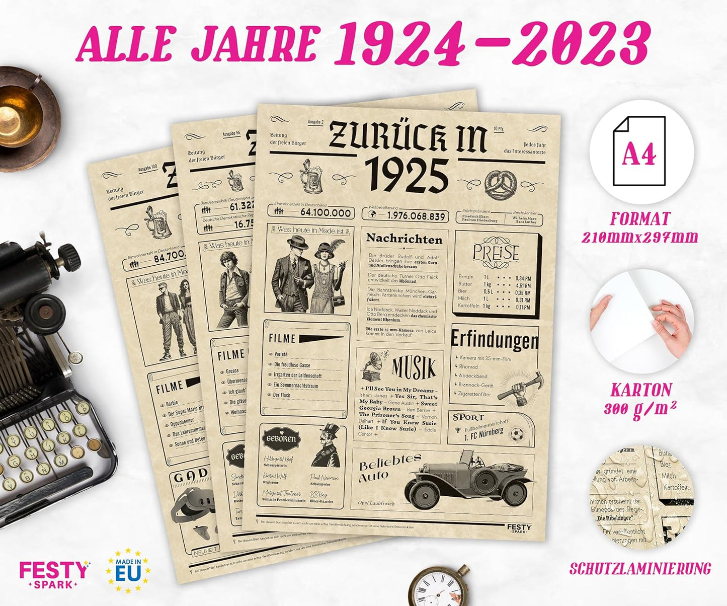 Geburtstagskarte zum 19. Geburtstag 2007 – Geschenk für Frauen und Männer